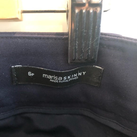 Ann Taylor LOFT Skinny Ankle Pants in Navy - Picture 8 of 9